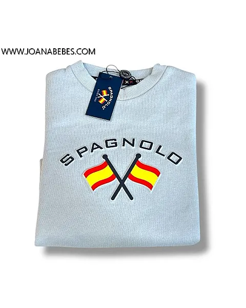 SUDADERA LOGO BANDERA SPAGNOLO