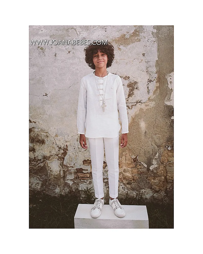 HORTENSIA MAESO PANTALON PINZA BLANCO