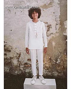 HORTENSIA MAESO PANTALON PINZA BLANCO