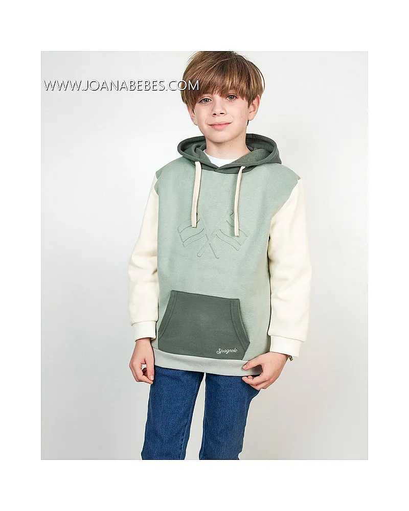 SPAGNOLO SUDADERA COMBINADA BANDERAS 3802