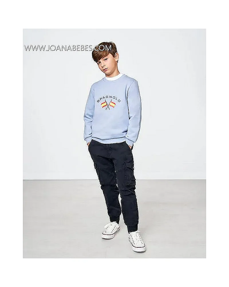 SUDADERA LOGO BANDERA SPAGNOLO