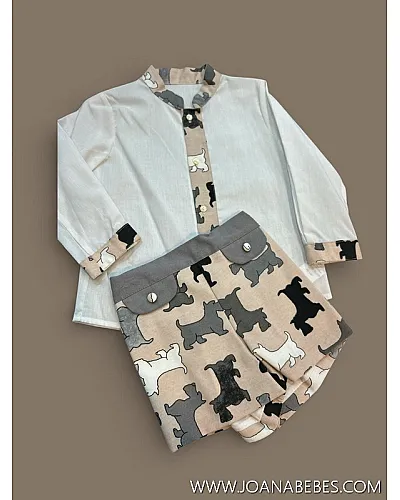 LA MARQUESITA REAL CONJUNTO PERRITOS CAPRICHOSOS NIÑO