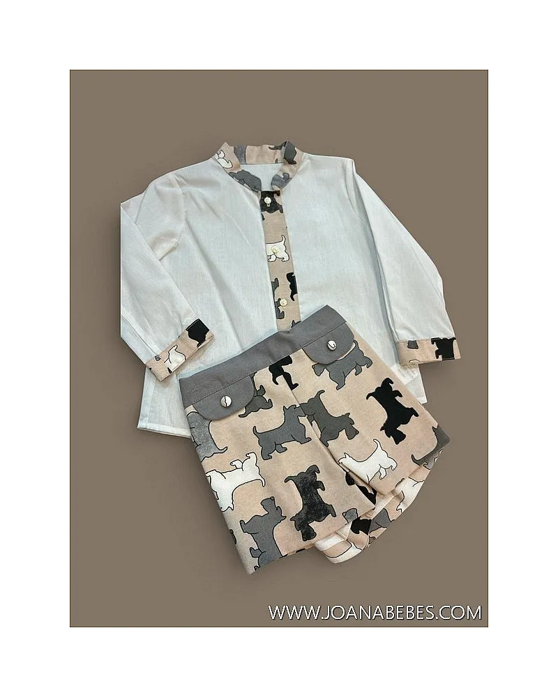 LA MARQUESITA REAL CONJUNTO PERRITOS CAPRICHOSOS NIÑO