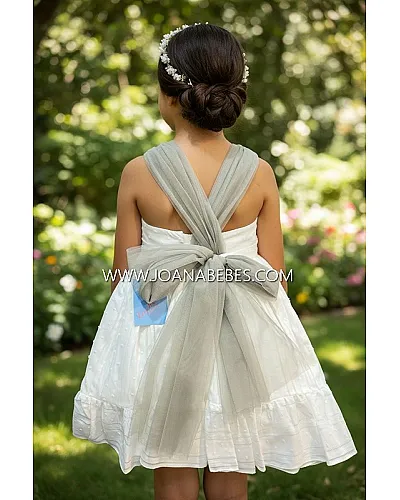 EVA MARTINEZ VESTIDO Y BRAGUITA CEREMONIA S/M verde oliva