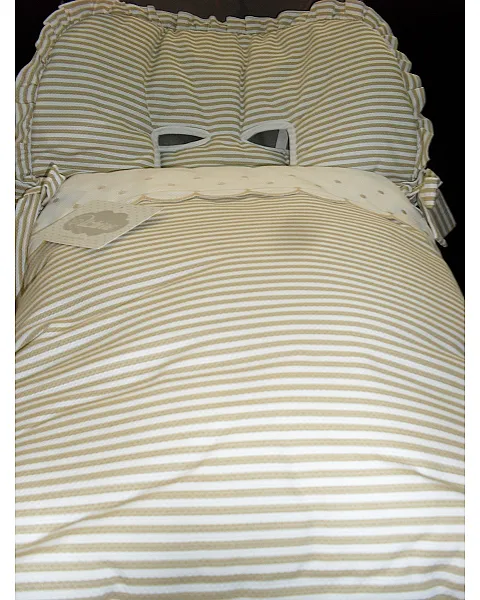 SACO DE SILLA Y PANERA (CAMEL)